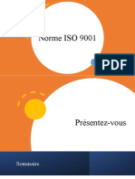 Support Présentation Formation ISO 9001