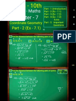 Class 10th Maths Chapter 7 Coordinate Geometry Important Questions