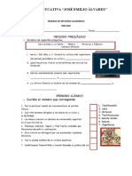 Trabajo de Refuerzo Academico Los Olmecas