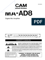 MA-AD8 Manual