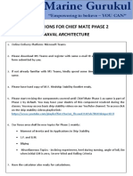 Naval Architecture Instructions - Phase 2