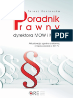 Poradnik Prawny Dyrektora Mow I Mos