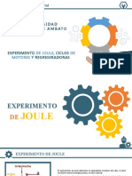 Experimento de Joule, Ciclos de Mótores y Refrigeradoras