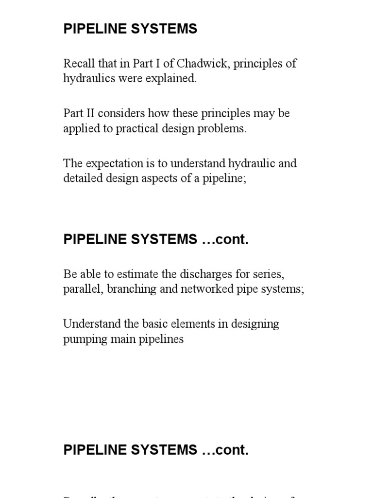 Pipeline Design for Engineers | PDF | Pump | Fluid Dynamics