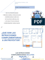 Instrucciones Complementarias Al Proyecto