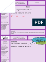 Percentages Increase Decrease PixiPPt - PP