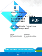 Modul 06 - Etika Dan Filsafat Dalam Relasi Perilaku Interpersonal