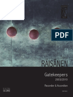 Räisänen: Gatekeepers