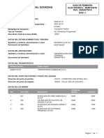 Agropecuaria Sausal Sociedad Anonima Cerrada: Guía de Remisión RUC: 20608973916 EG01-1 Electrónica - Remitente