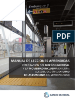 Manualde Lecciones Aprendidas Integracindel Diseo Universalyla Movilidad Inclusivaen Lima Accesibilidadenelentornodelasestacionesdel Metropolitano