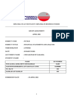 Financial Statement Analysis Group Assignment