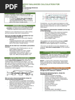 Material and Energy Balances Calculation For Designed Chemical Process