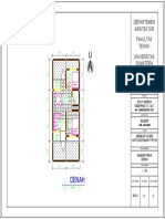 Denah: Departemen Arsitektur Fakultas Teknik Universitas Sumatera Utara