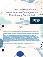 Protocolo de Respuesta A Situaciones de Desregulación Emocional y Conductual