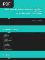 Lecture02 Variables Datatypes