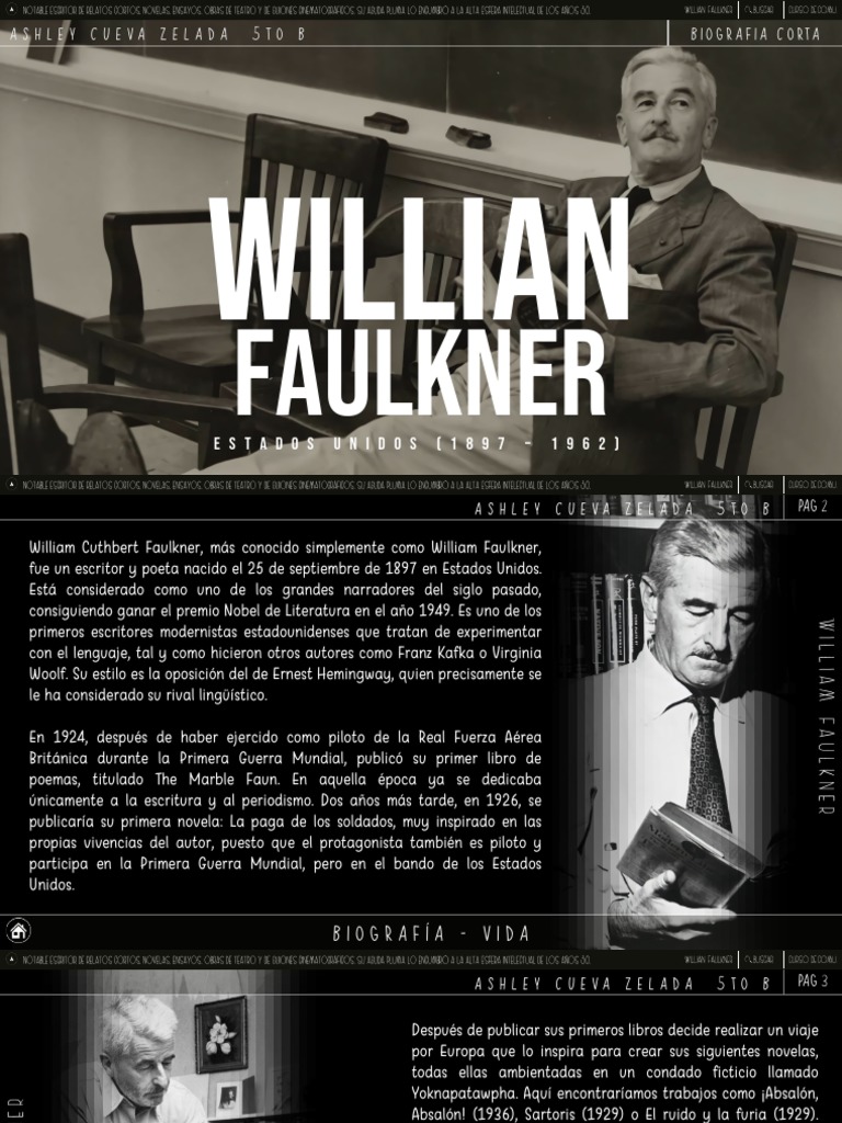 William Faulkner PDF William Faulkner William Faulkner PDF William Faulkner
