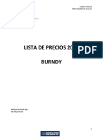 Lista de Precios 2013 Burndy: Versión: #002-13 Última Actualización: 26/11/13