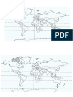 Mapa Mudo Planisferio