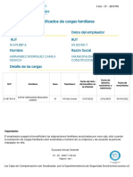 Certificados de Cargas Familiares: Datos Del Afiliado Datos Del Empleador RUT RUT