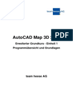 Autocad Map 3D 2015: Erweiterter Grundkurs - Einheit 1 Programmübersicht Und Grundlagen