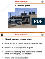 Diesel Engine Power Plant: Department of Mechanical & Manufacturing Engineering,, Manipal