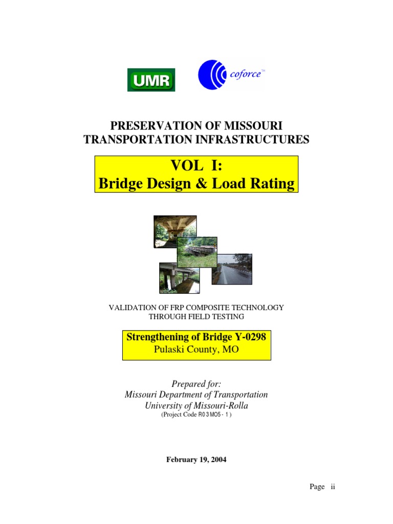 Bridge Design & Load Rating PDF