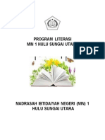 131 PROGRAM, Rencana Dan Laporan LITERASI MIN 1 HSU - PDF No157