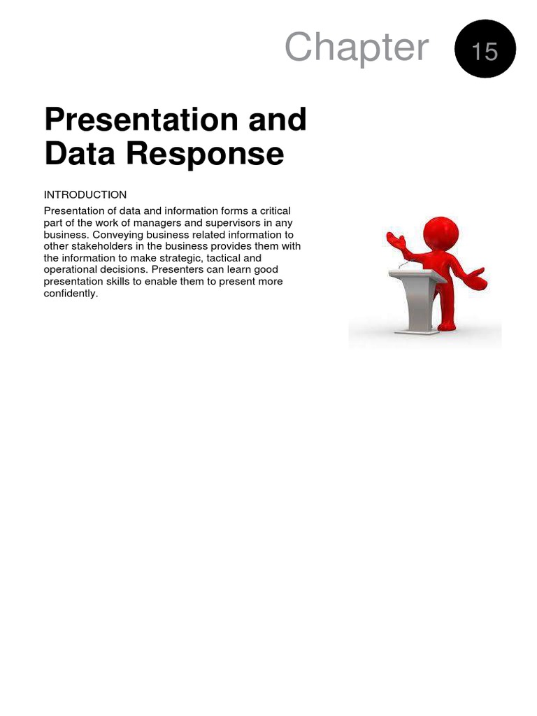what is presentation and data response