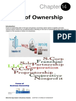 Forms of Ownership