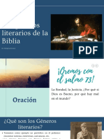 Los Géneros Literarios de La Biblia: Ed. Religiosa Octavo