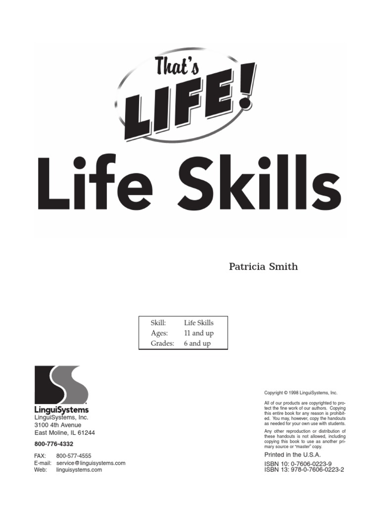 That's Life Skills! | PDF