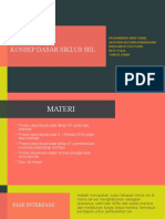 Konsep Dasar Siklus Sel: Muhammad Arief Kamil Mutiara-Mutiara Ramadhani Rizka Meisy Evis Putri Resti Yulia Yurico Utami