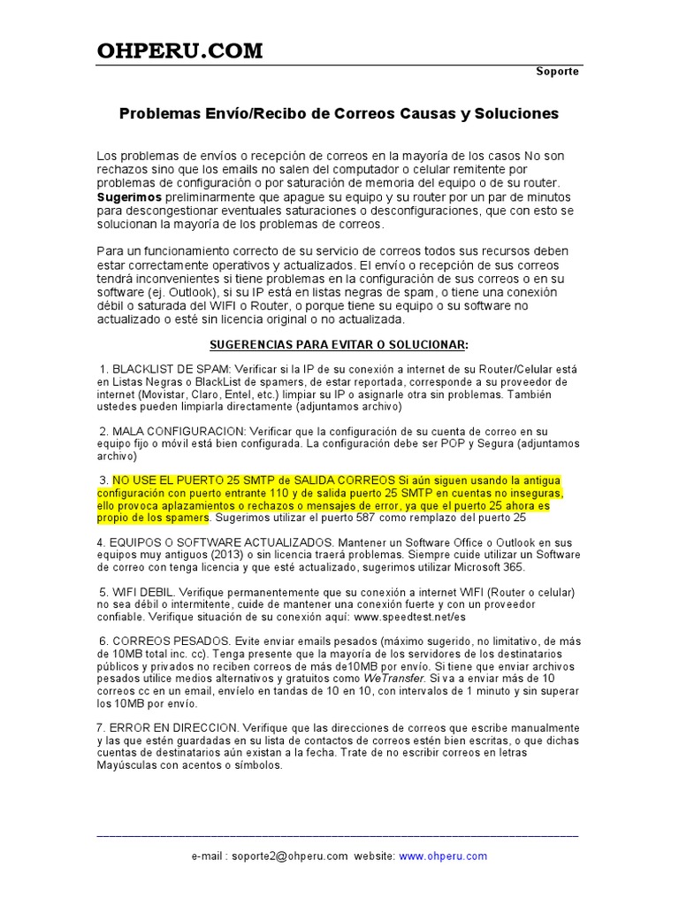 Image Result For Problemas Para Envio De Correos Amail Desde Mi Dominio