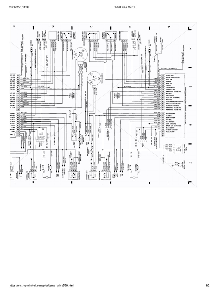 1990 Geo Metro PDF