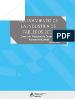 Relevamiento de La Industria de Tableros 2018: Dirección Nacional de Desarrollo Foresto Industrial