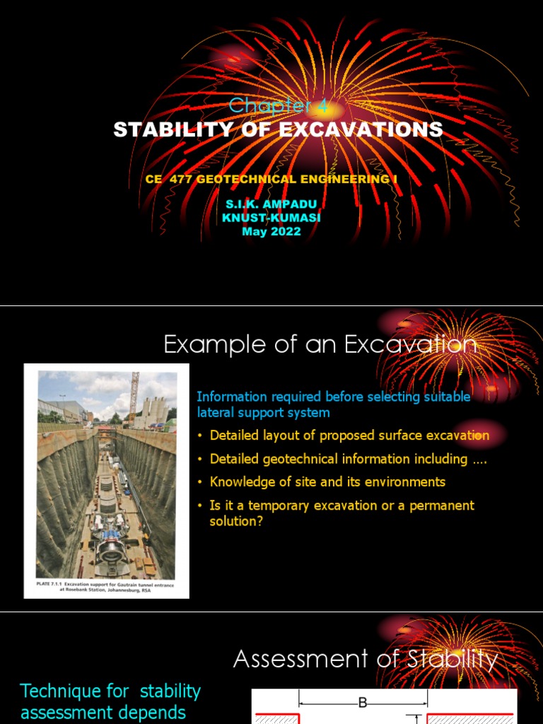 Braced Excavation Stability Assessment | PDF | Deep Foundation ...