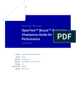 Opentext™ Brava!™ Enterprise Champions Guide For Tuning Performance