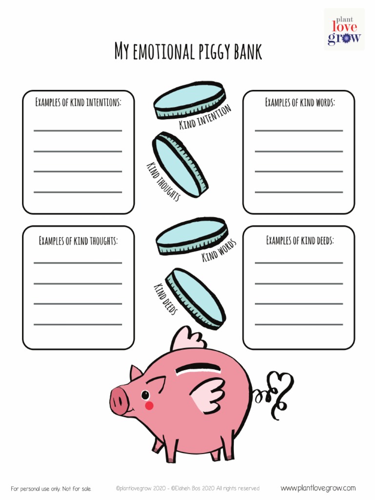 Emotional Piggy Bank PDF