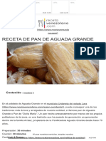 Pan de Aguada Grande - PASO A PASO - Receta Venezolana