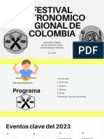 Festival Gatronomico Regional de Colombia: GM Muñoz Fabian GM Betancourt Jesus GM Melendrez Jonatha 4.2 SUPE