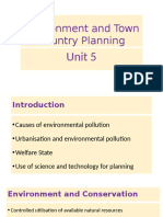 Environment and Town Country Planning Unit 5