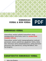 Komunikasi Verbal & Non Verbal 10 April 2023