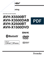 AVH-X500BT Manual SE