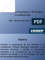 Los Derechos Humanos Y El Control Constitucional: Mtro. Manuel Iván Soto Vélez