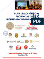 Plan de Acción Provincial de Seguridad Ciudadana