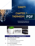 CHM271 Thermodynamics: Rosmawati Binti Abdul Aziz Rosmawatiaa@uitm - Edu.my