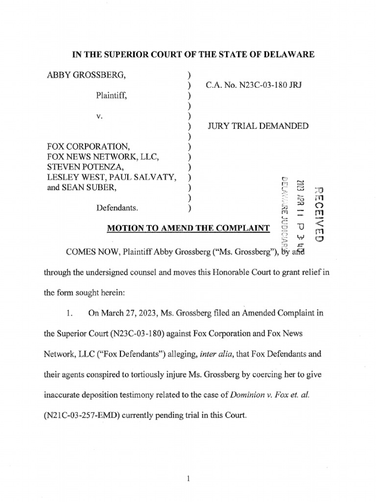 abby-grossberg-second-amended-complaint-delaware-superior-court