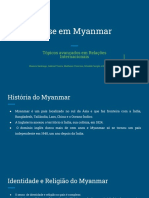 Apresentação Crise em Myanmar