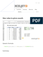 Excel Formula - Max Value in Given Month - Exceljet