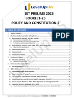 Target Prelims 2023 Booklet-25 Polity and Constitution-1: Shop No 6, Old Rajinder Nagar New Delhi 110060
